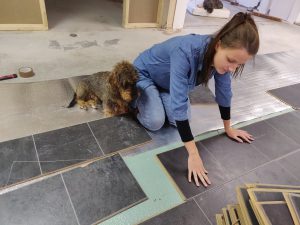 Laminaat transplantatie door Danielle en teckel